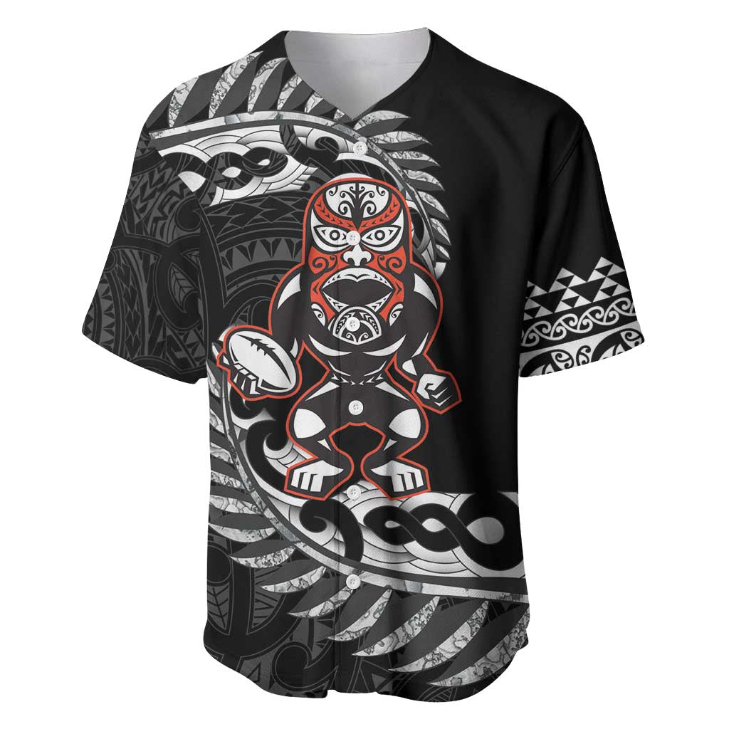 New Zealand Indigenous-Maori Rugby Custom Baseball Jersey