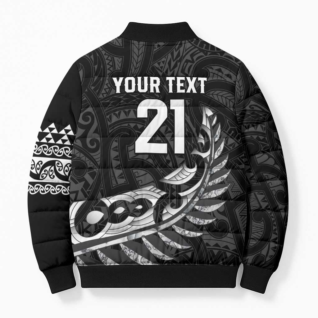 New Zealand Indigenous-Maori Rugby Custom Bomber Puffer Jacket LT9 - Polynesian Pride