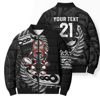 New Zealand Indigenous-Maori Rugby Custom Bomber Puffer Jacket LT9 - Polynesian Pride
