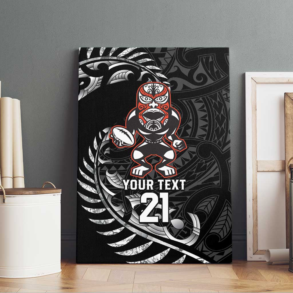 New Zealand Indigenous-Maori Rugby Custom Canvas Wall Art