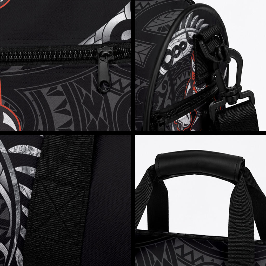 New Zealand Indigenous-Maori Rugby Custom Duffle Bag LT9 - Polynesian Pride