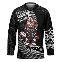 New Zealand Indigenous-Maori Rugby Custom Hockey Jersey - Polynesian Pride
