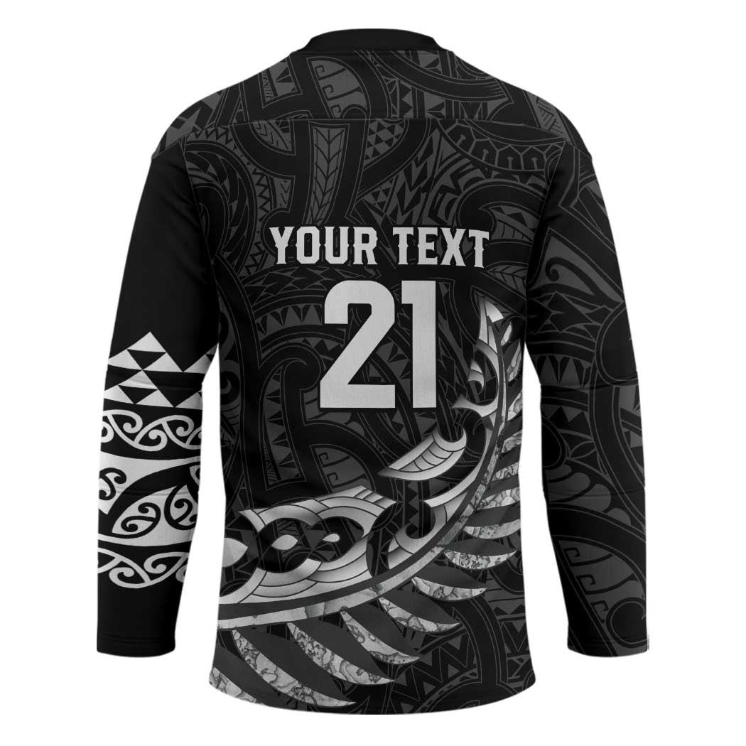 New Zealand Indigenous-Maori Rugby Custom Hockey Jersey - Polynesian Pride