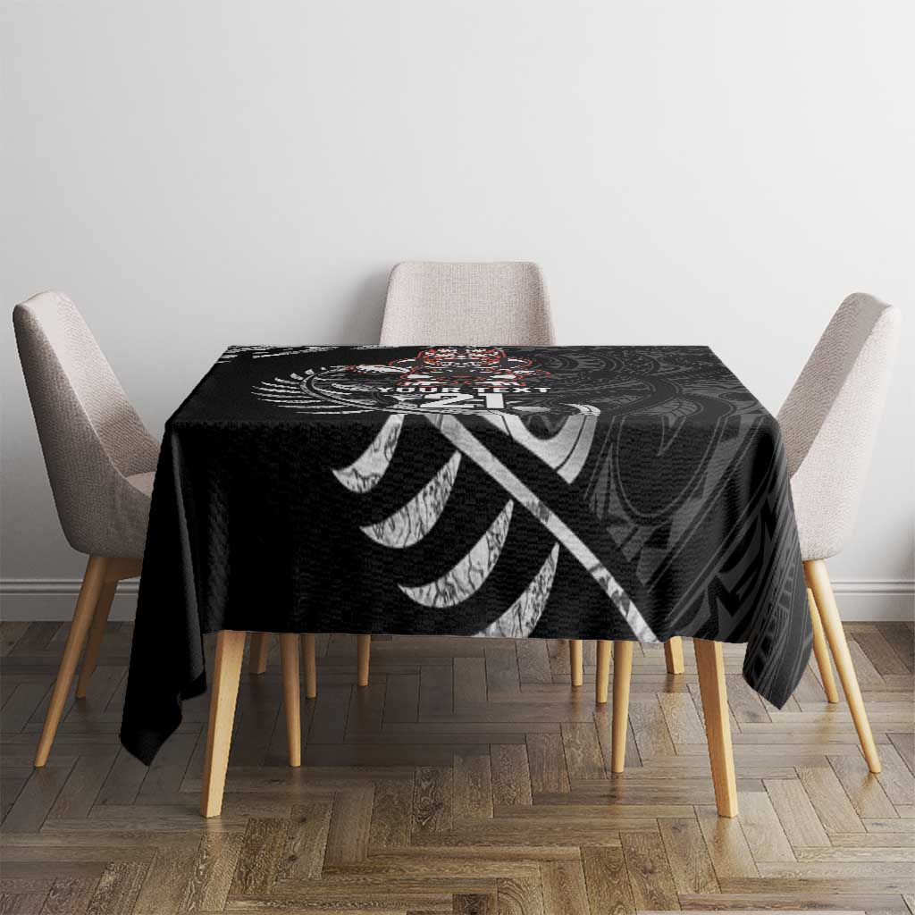 New Zealand Indigenous-Maori Rugby Custom Tablecloth
