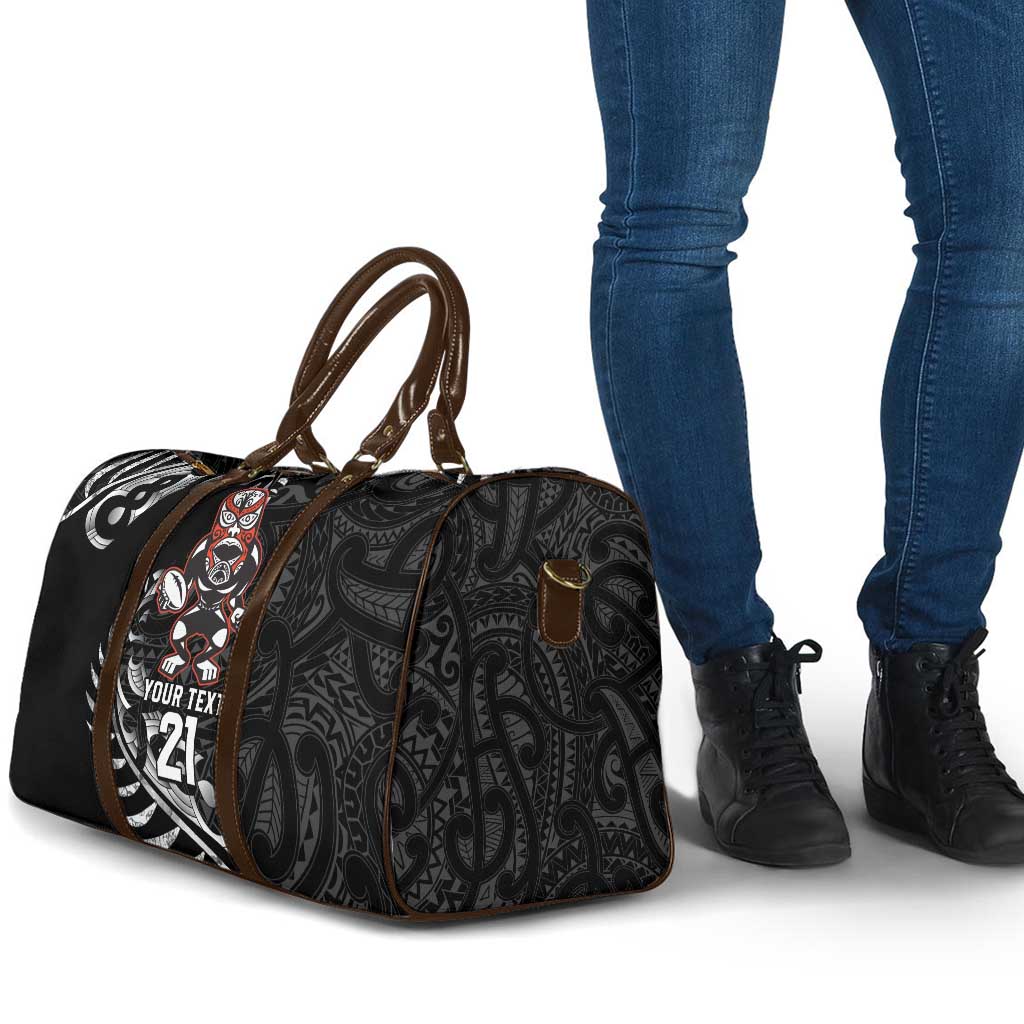 New Zealand Indigenous-Maori Rugby Custom Travel Bag - Polynesian Pride
