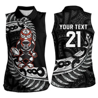New Zealand Indigenous-Maori Rugby Custom Women Sleeveless Polo Shirt LT9 - Polynesian Pride