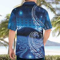 New Zealand Matariki Hawaiian Shirt Taniko Aramoana With Koru Galaxy Sky Night LT9 - Polynesian Pride