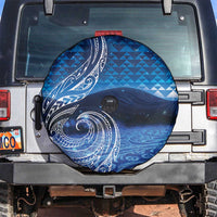 New Zealand Matariki Spare Tire Cover Taniko Aramoana With Koru Galaxy Sky Night LT9 Galaxy - Polynesian Pride