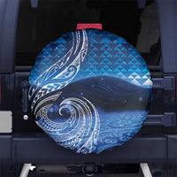 New Zealand Matariki Spare Tire Cover Taniko Aramoana With Koru Galaxy Sky Night LT9 No hole Galaxy - Polynesian Pride
