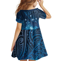New Zealand Matariki Family Matching Tank Maxi Dress and Hawaiian Shirt Taniko Aramoana With Maori Galaxy Sky Night LT9 - Polynesian Pride