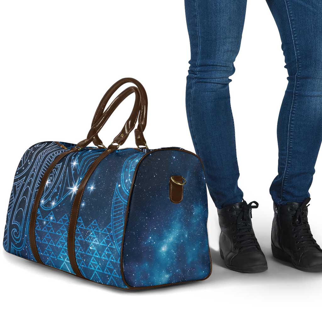 New Zealand Matariki Travel Bag Taniko Aramoana With Maori Galaxy Sky Night LT9 - Polynesian Pride