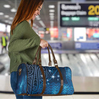 New Zealand Matariki Travel Bag Taniko Aramoana With Maori Galaxy Sky Night LT9 - Polynesian Pride