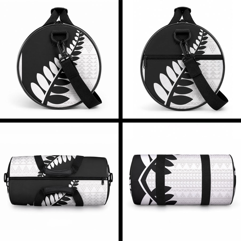 New Zealand Silver Fern Niho Taniwha Duffle Bag LT9 - Polynesian Pride