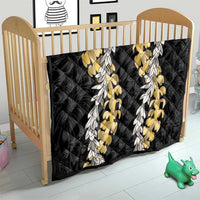Puakenikeni and Maile Lei Quilt Black Double Strand Lei LT9 - Polynesian Pride