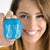 Puakenikeni and Maile Lei AirPods Case Blue Double Strand Lei - Polynesian Pride