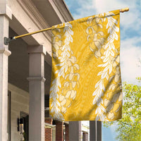 Puakenikeni and Maile Lei Garden Flag Gold Double Strand Lei
