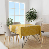 Puakenikeni and Maile Lei Tablecloth Gold Double Strand Lei