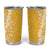 Puakenikeni and Maile Lei Tumbler Cup Gold Double Strand Lei