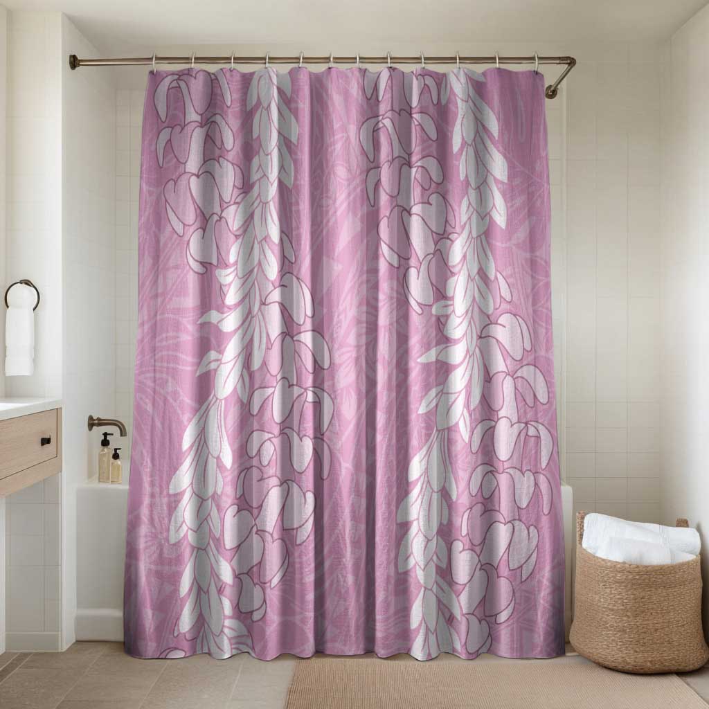 Puakenikeni and Maile Lei Bathroom Set Pink Double Strand Lei - Polynesian Pride