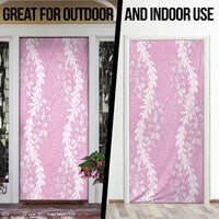 Puakenikeni and Maile Lei Door Cover Pink Double Strand Lei - Polynesian Pride