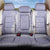 Puakenikeni and Maile Lei Back Car Seat Cover Purple Double Strand Lei