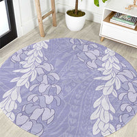 Puakenikeni and Maile Lei Round Carpet Purple Double Strand Lei LT9 Purple - Polynesian Pride