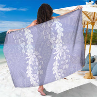 Puakenikeni and Maile Lei Sarong Purple Double Strand Lei LT9 One Size 44 x 66 inches Purple - Polynesian Pride