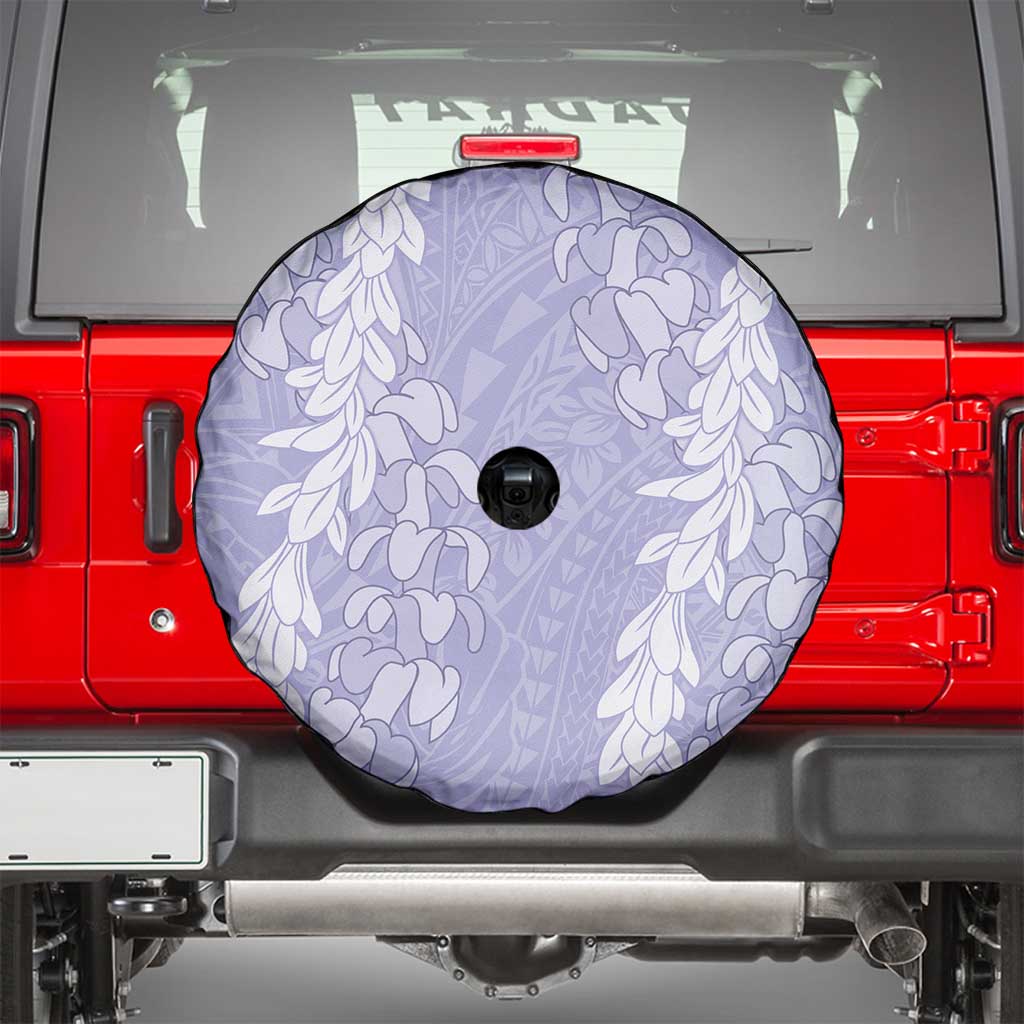 Puakenikeni and Maile Lei Spare Tire Cover Purple Double Strand Lei LT9 - Polynesian Pride