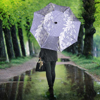 Puakenikeni and Maile Lei Umbrella Purple Double Strand Lei - Polynesian Pride
