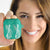 Puakenikeni and Maile Lei AirPods Case Sage Green Double Strand Lei - Polynesian Pride