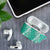 Puakenikeni and Maile Lei AirPods Case Sage Green Double Strand Lei - Polynesian Pride