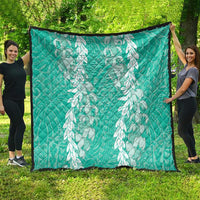 Puakenikeni and Maile Lei Quilt Sage Green Double Strand Lei LT9 - Polynesian Pride