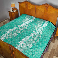 Puakenikeni and Maile Lei Quilt Sage Green Double Strand Lei LT9 - Polynesian Pride