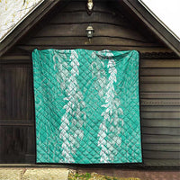 Puakenikeni and Maile Lei Quilt Sage Green Double Strand Lei LT9 - Polynesian Pride