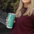 Puakenikeni and Maile Lei Tumbler Cup Sage Green Double Strand Lei