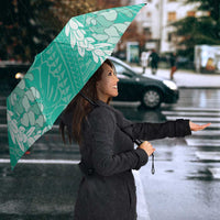 Puakenikeni and Maile Lei Umbrella Sage Green Double Strand Lei LT9 - Polynesian Pride
