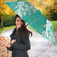 Puakenikeni and Maile Lei Umbrella Sage Green Double Strand Lei LT9 - Polynesian Pride
