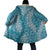 Blue Puakenikeni and Maile Lei Cloak Hawaiian Style Tribal Tapa Double Strand Lei - Polynesian Pride