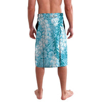 Blue Puakenikeni and Maile Lei Lavalava Hawaiian Style Tribal Tapa Double Strand Lei LT9 - Polynesian Pride