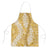 Gold Puakenikeni and Maile Lei Apron Hawaiian Style Tribal Tapa Double Strand Lei - Polynesian Pride