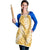 Gold Puakenikeni and Maile Lei Apron Hawaiian Style Tribal Tapa Double Strand Lei - Polynesian Pride