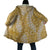 Gold Puakenikeni and Maile Lei Cloak Hawaiian Style Tribal Tapa Double Strand Lei - Polynesian Pride