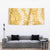 Gold Puakenikeni and Maile Lei Tapestry Hawaiian Style Tribal Tapa Double Strand Lei