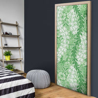 Green Puakenikeni and Maile Lei Door Cover Hawaiian Style Tribal Tapa Double Strand Lei LT9 - Polynesian Pride