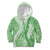 Green Puakenikeni and Maile Lei Kid Hoodie Hawaiian Style Tribal Tapa Double Strand Lei