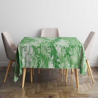 Green Puakenikeni and Maile Lei Tablecloth Hawaiian Style Tribal Tapa Double Strand Lei LT9 - Polynesian Pride