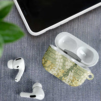 Vintage Puakenikeni and Maile Lei AirPods Case Hawaiian Style Tribal Tapa Double Strand Lei LT9 - Polynesian Pride