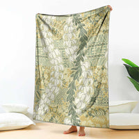 Vintage Puakenikeni and Maile Lei Blanket Hawaiian Style Tribal Tapa Double Strand Lei LT9 - Polynesian Pride