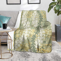 Vintage Puakenikeni and Maile Lei Blanket Hawaiian Style Tribal Tapa Double Strand Lei LT9 - Polynesian Pride