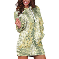 Vintage Puakenikeni and Maile Lei Hoodie Dress Hawaiian Style Tribal Tapa Double Strand Lei LT9 Vintage - Polynesian Pride